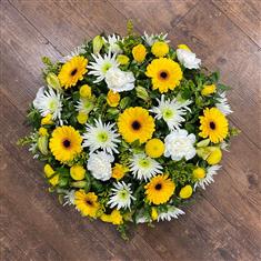 Gold &amp; White Posy Pad