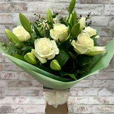 White Lilies &amp; Roses