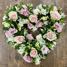 Pretty Pink Loose Open Heart 